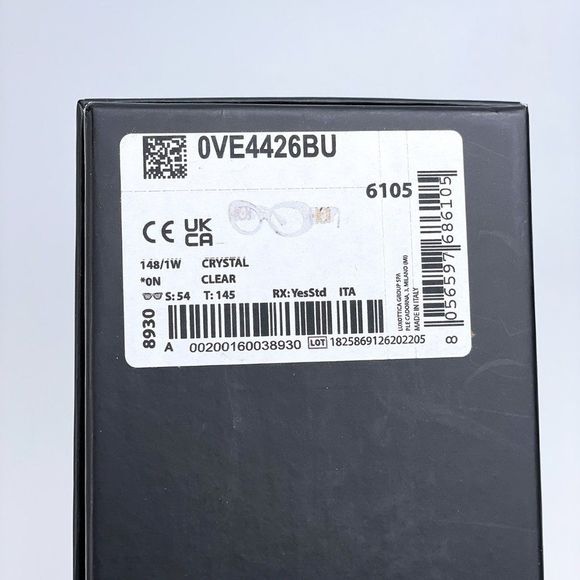 “Send Ur Price?” NEW VERSACE MAXI BIGGIE 148/1W Crystal Clear Oval Women 😎 - Picture 11 of 12